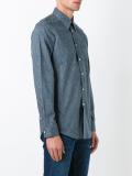 split-scale polka dots shirt