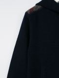 check detail hoodie