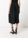 drawstring knee length shorts