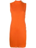 ribbed turtle neck dress