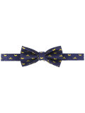 banana pattern bow tie