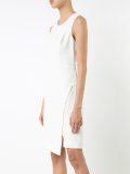 zipped trim dress 