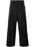 cropped wide-leg trousers 