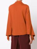 pointy longsleeves blouse