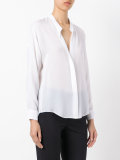 band collar shirt