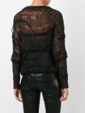 open knit jumper
