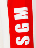 logo print shorts