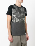 contrast sleeve T-shirt