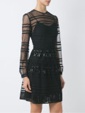 silk tulle dress