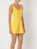 v-neck knit dress