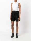 studded short shorts