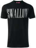 swallow print T-shirt