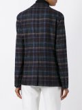 checked blazer