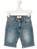 light wash denim shorts