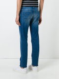 stretched slim-fit jeans