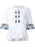 lace trim blouse