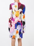 floral print shift dress