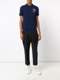Lacoste x Jean-Paul Goude标志印花polo衫