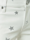 star print skinny trousers