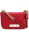 flap closure shoulder bag