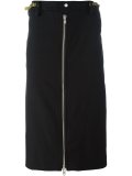 zipped layer cropped pants 
