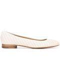 laser-cut detailed ballerinas