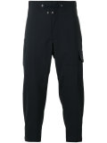 cargo pocket cropped trousers