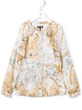 baroque print blouse