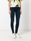 faded detail skinny jeans