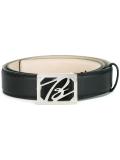 logo plaque belt