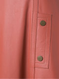 leather midi dress