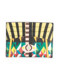 geometric pattern cardholder