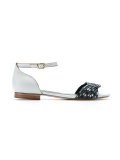 embellished flat sandals