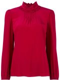 ruffled collar blouse