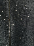 studded allover bomber jacket