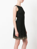 sleeveless beaded dress