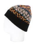 multiple pattern knit beanie