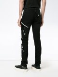 signature print jeans