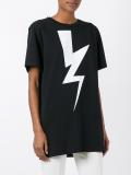 lightning bolt oversized T-shirt