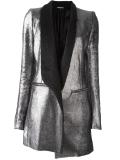 metallic mid blazer
