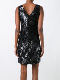 sequined chevron dress