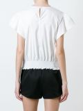 ruched elastic waist tank top