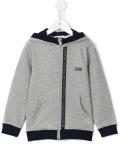 logo stripe hoodie