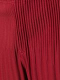 pleated cropped trousers