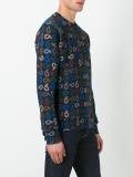 allover print sweatshirt