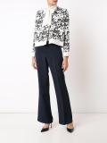 floral pattern cropped jacket
