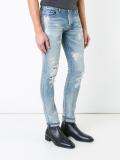 distressed skinny jeans