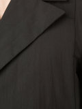 broad lapel asymmetric blazer
