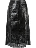 patent leather skirt
