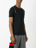 zip detail T-shirt